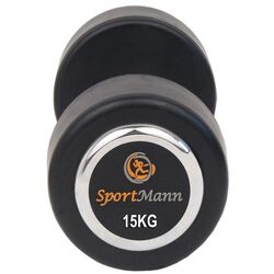 Gantera Sportmann Deluxe 15kg (Black/Chrome) Thumb