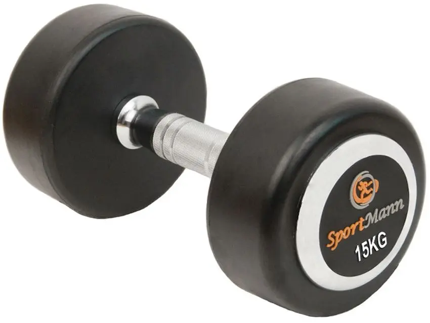 Gantera Sportmann Deluxe 15kg (Black/Chrome)