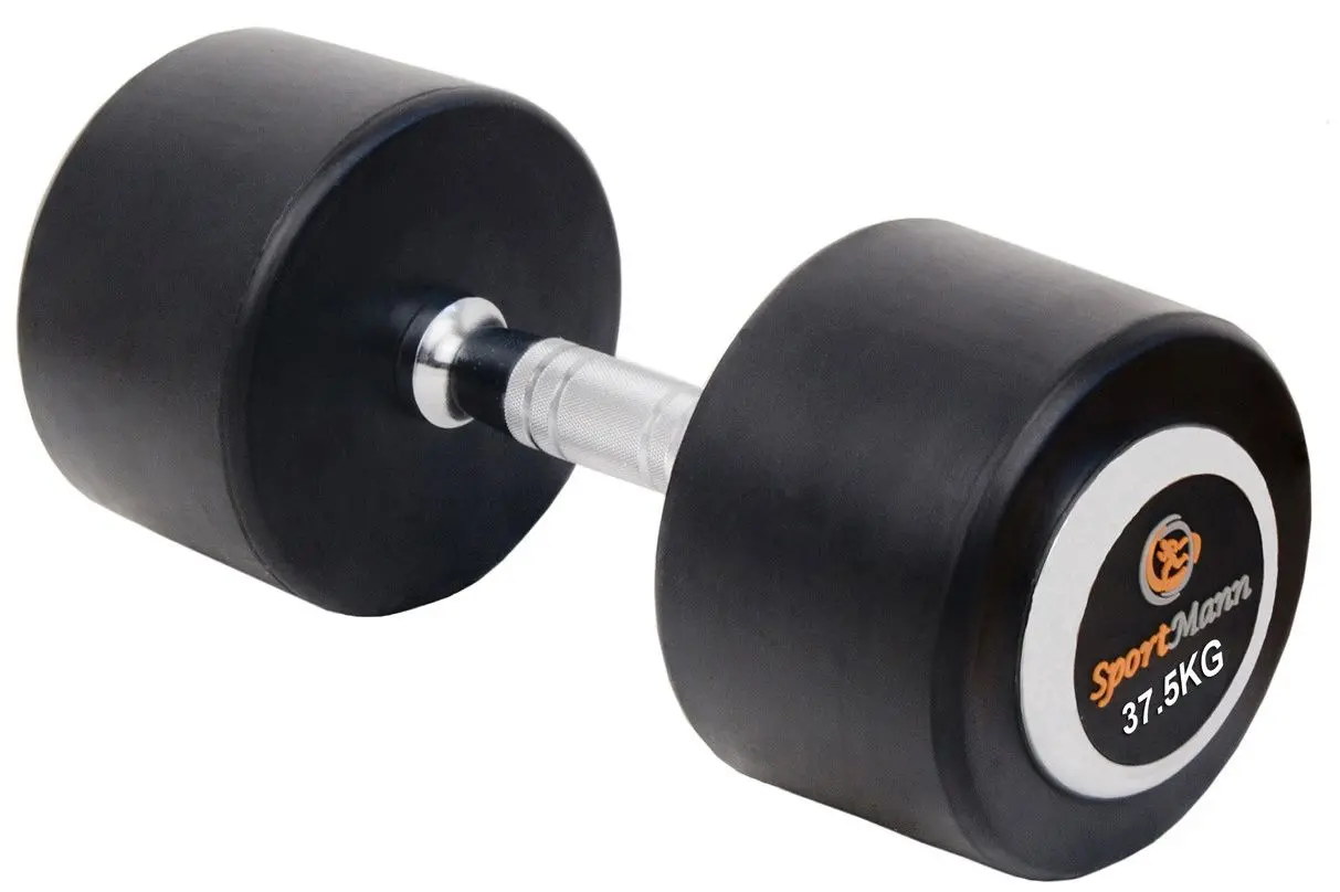 Гантель Sportmann Deluxe 37.5kg (Black/Chrome)