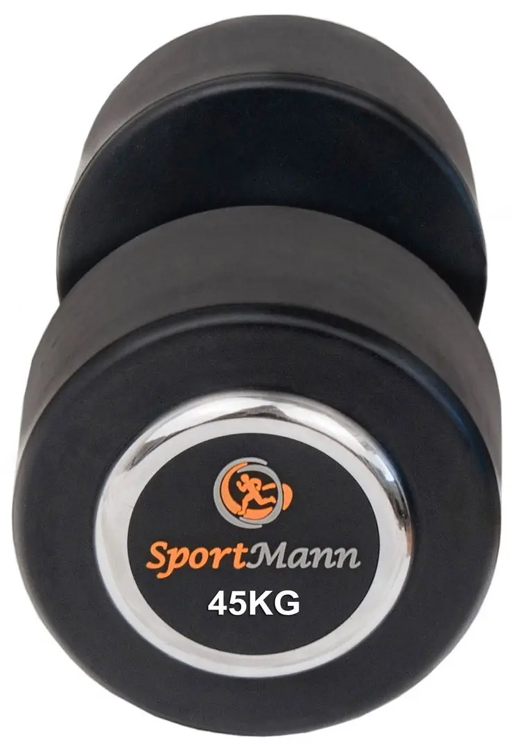 Гантель Sportmann Deluxe 45 kg (Black/Chrome)