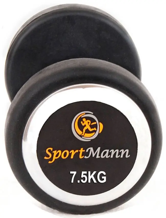 Gantera Sportmann Deluxe 7.5kg (Black/Chrome)
