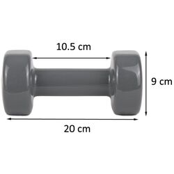 Gantere de vinil pentru aerobic Sportmann SM1308 (2x4 kg) Thumb