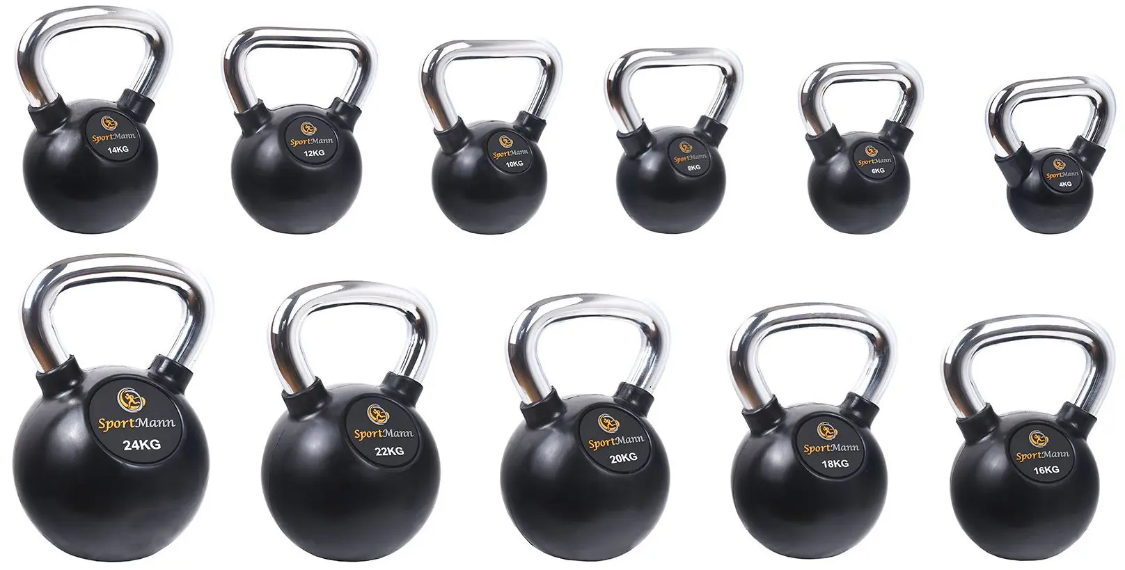 Гиря Sportmann SM1278 (Black/Inox)