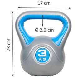 Greutate Sportmann Vin-Bell 3kg (Grey/Blue) Thumb