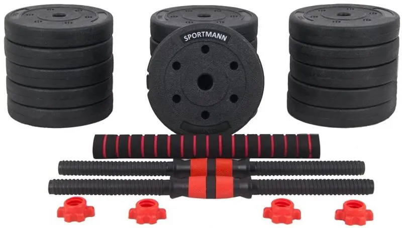 Набор гантели + штанга Sportmann SHG07 50kg - 4