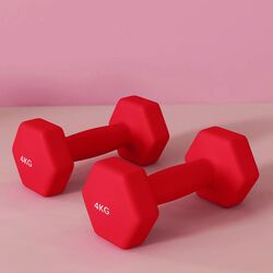 Gantera Sportnow A91-315V03RD 2x4kg (Red) Thumb