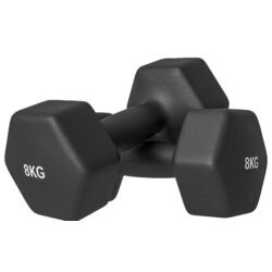 Gantera Sportnow A91-315V07BK 2x8kg (Black) Thumb