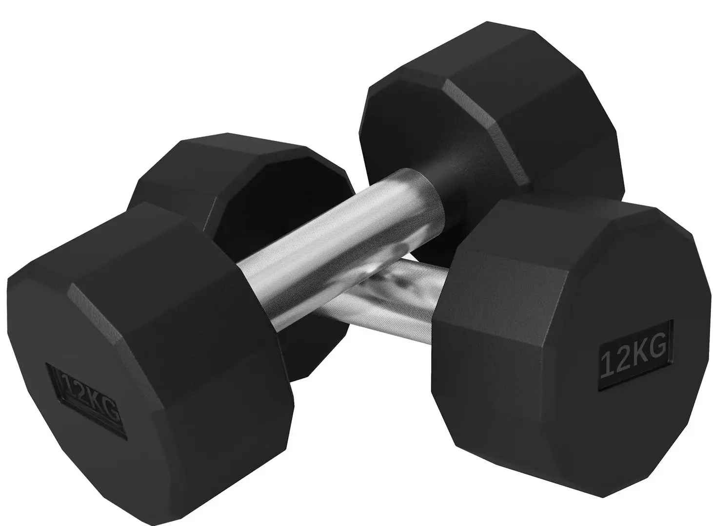 Gantera Sportnow A91-343V06BK 2x12kg (Black)