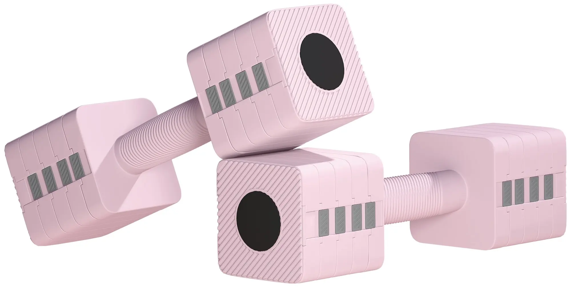 Gantere reglabile SportNow A91-348V00PK 2x5kg (Pink) - 2