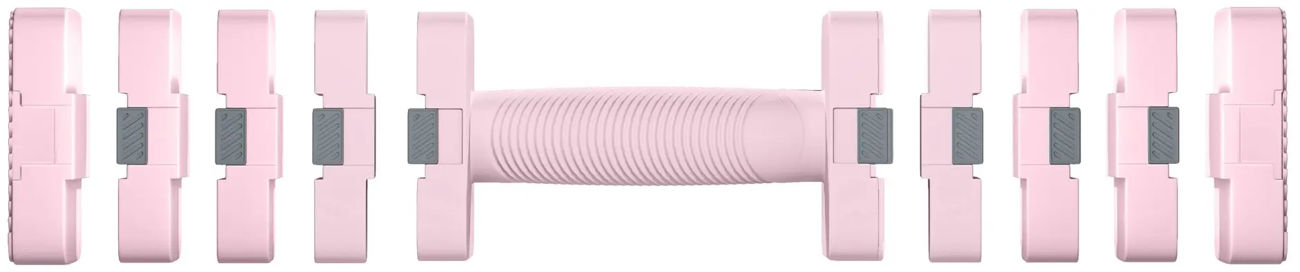 Gantere reglabile SportNow A91-348V00PK 2x5kg (Pink) - 3