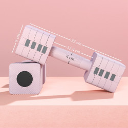 Gantere reglabile SportNow A91-348V00PK 2x5kg (Pink) Thumb