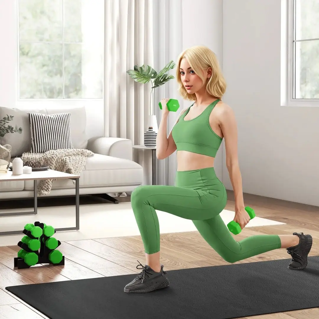 Gantera Sportnow A91-315V02GN 2x3kg (Green)