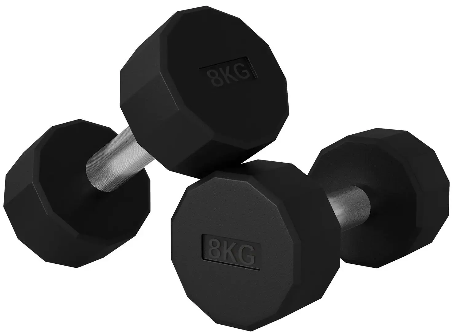 Gantera Sportnow A91-343V04BK 2x8kg (Black)