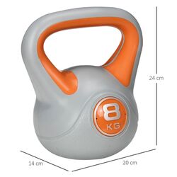 Greutate Sportnow A91-255V03OG 8kg (Grey/Orange) Thumb