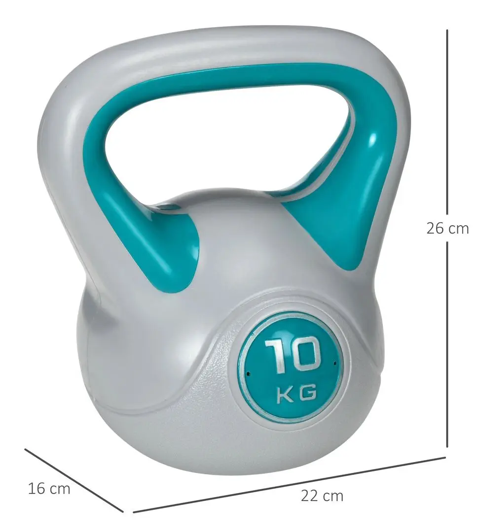 Гиря Sportnow A91-255V04DG 10kg (Grey/Light Green) - 6