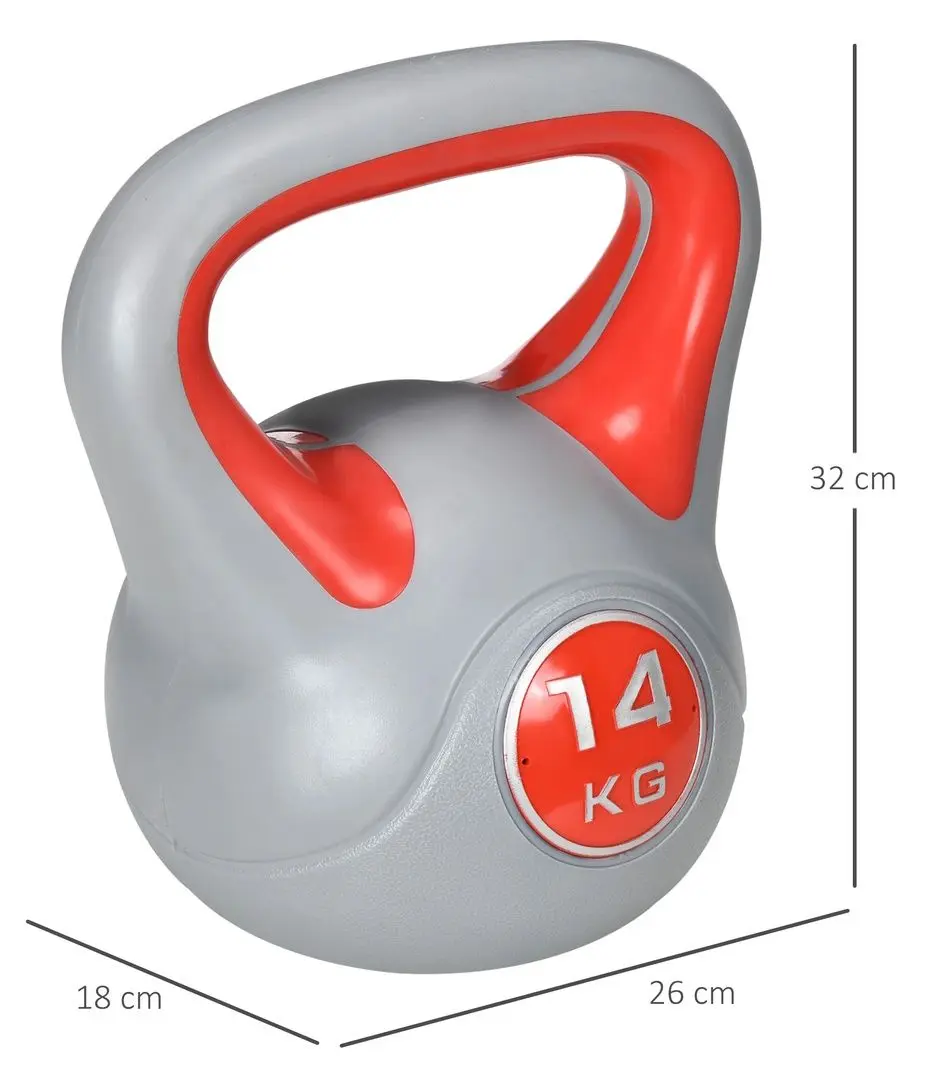 Greutate Sportnow A91-255V06RD 14kg (Grey/Red)