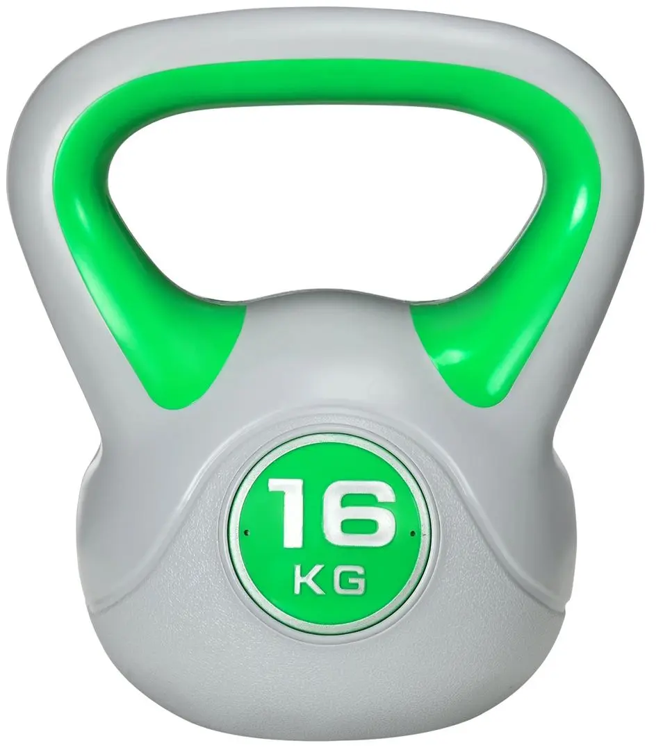 Гиря Sportnow A91-255V07GN 16kg (Grey/Green)