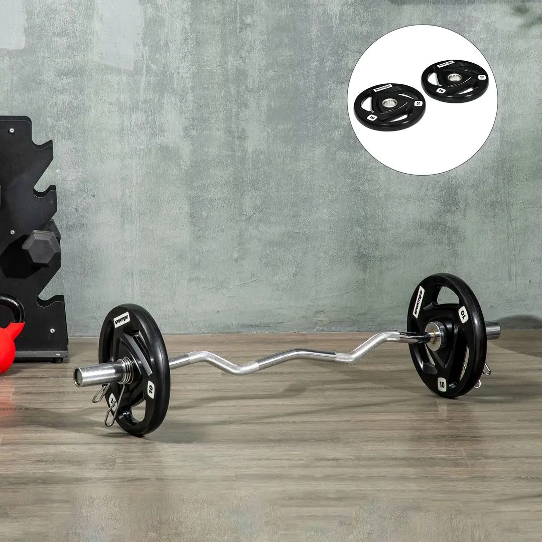 Set discuri Sportnow A91-254V03BK 10kg (Black)