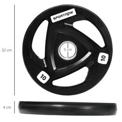 Set discuri Sportnow A91-254V03BK 10kg (Black) Thumb