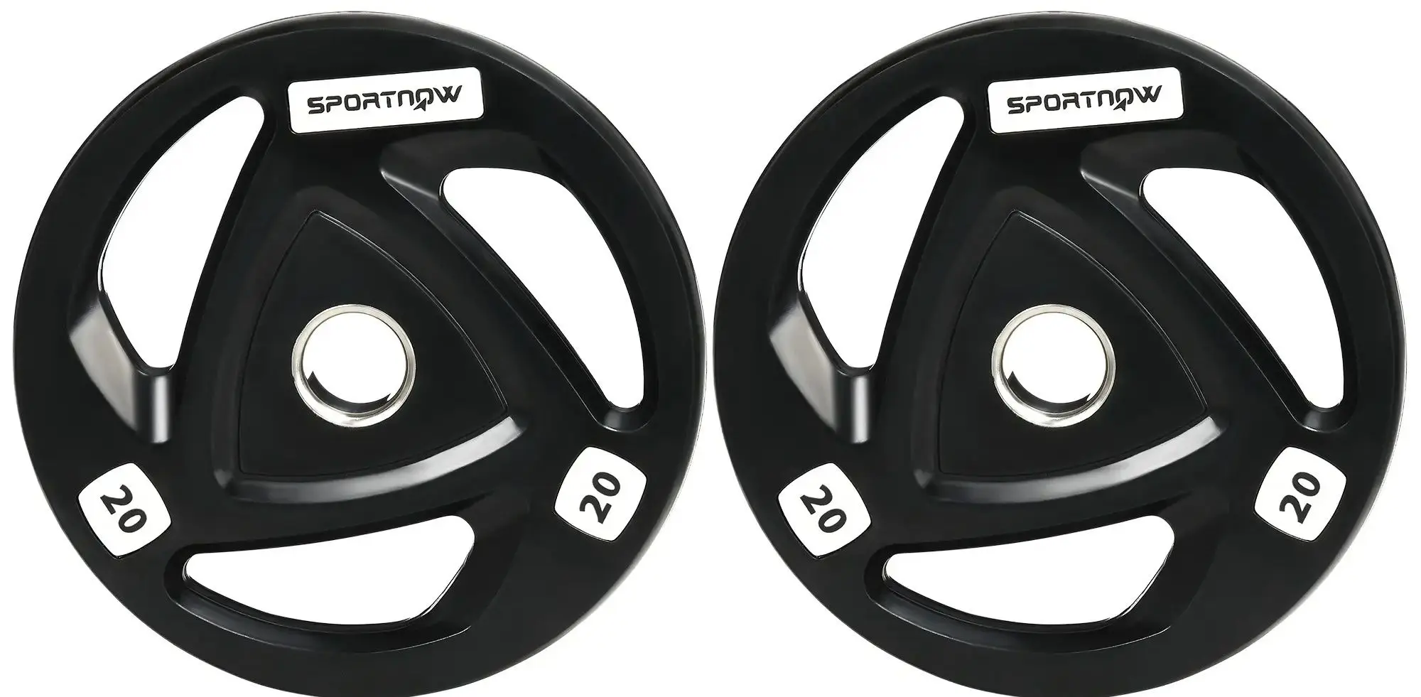 Set discuri Sportnow A91-254V06BK 20kg (Black)