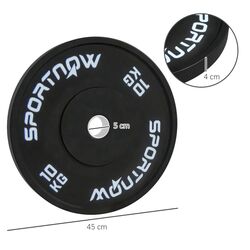 Набор дисков Sportnow A91-310V00BK 10kg (Black) Thumb
