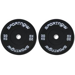 Набор дисков Sportnow A91-310V01BK 20kg (Black)