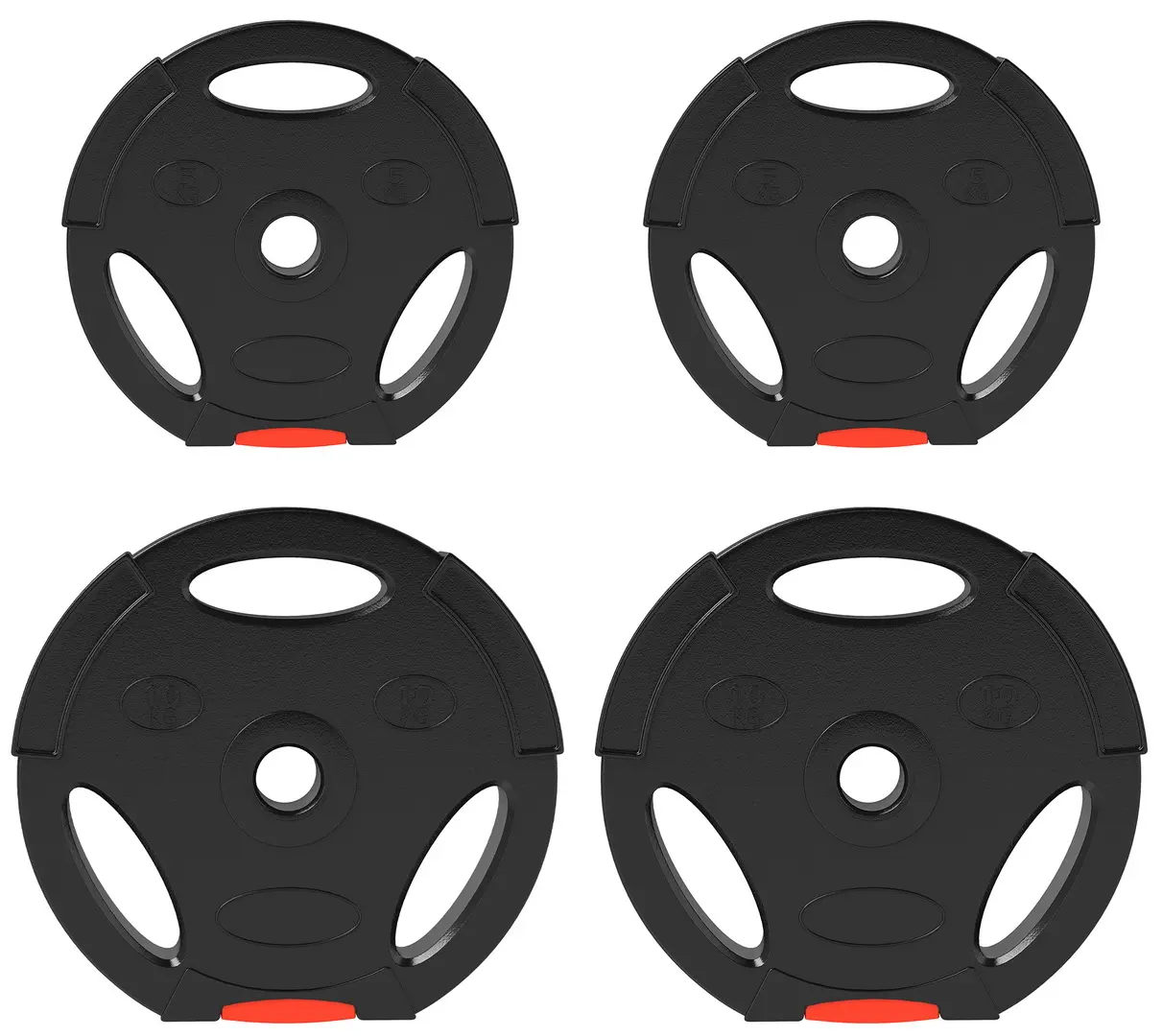 Set discuri Sportnow A91-364V02BK 30kg (Black)