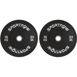 Set discuri Sportnow A91-374V02BK 2x10kg (Black) Thumb