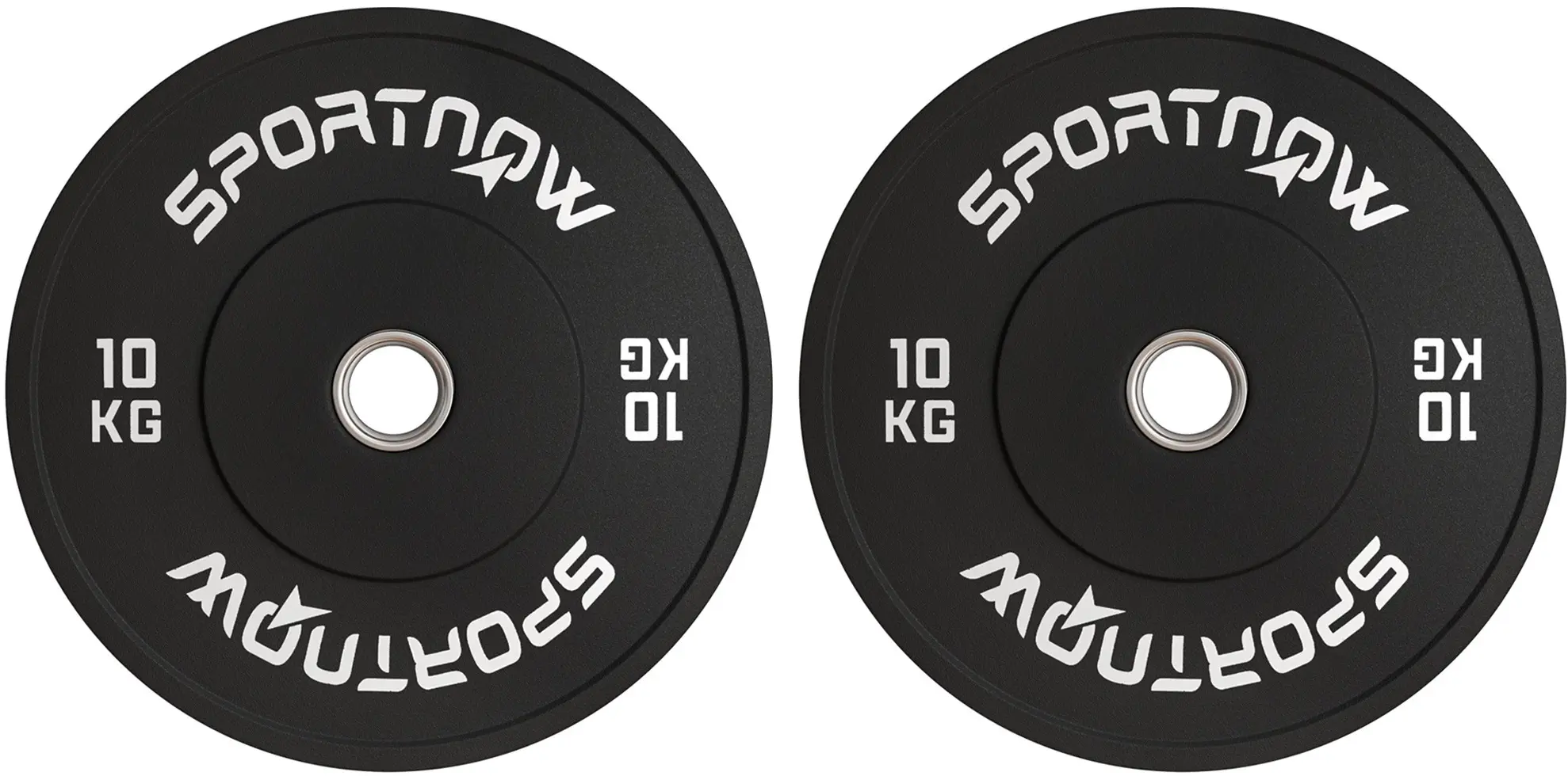 Set discuri Sportnow A91-374V02BK 2x10kg (Black) - 2