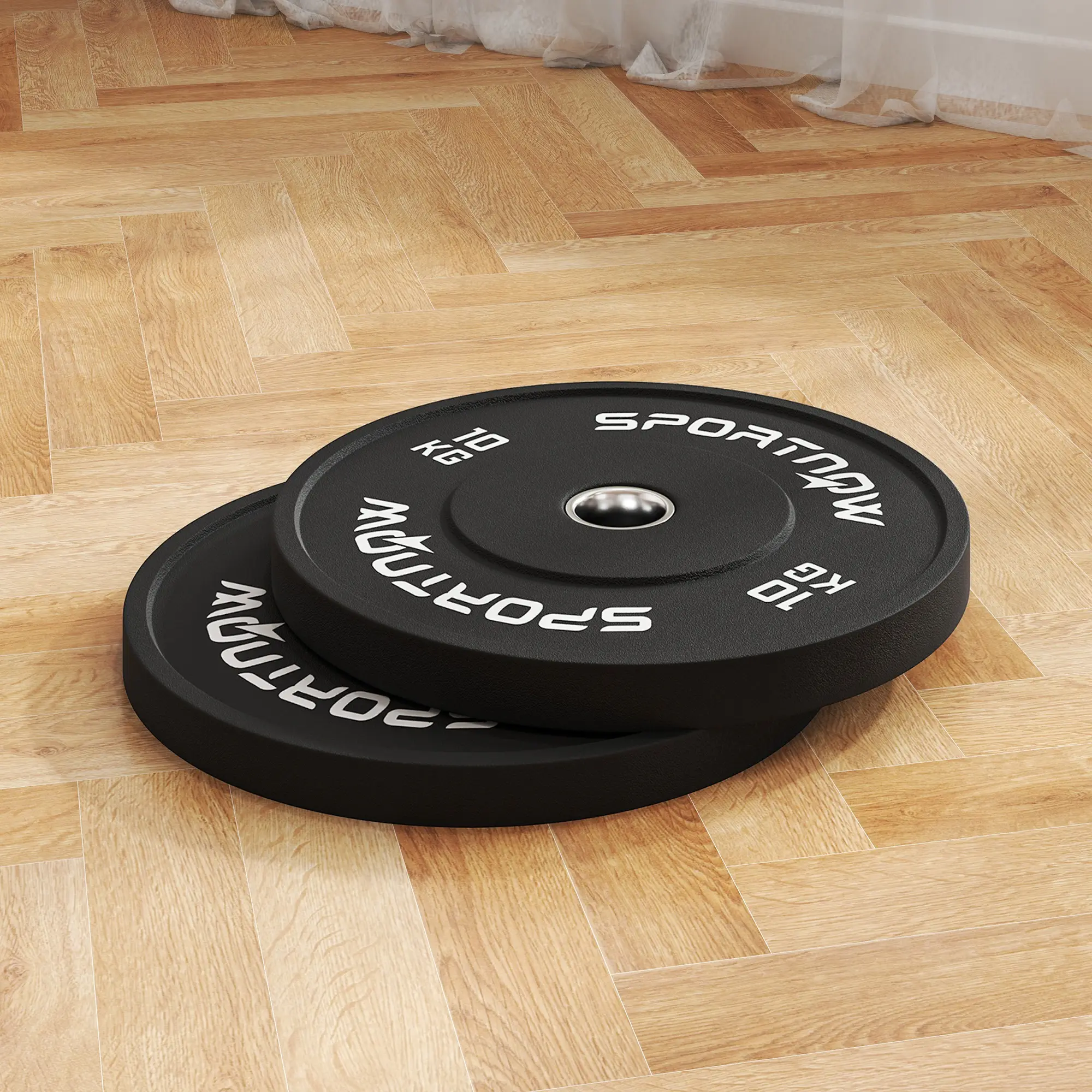 Set discuri Sportnow A91-374V02BK 2x10kg (Black) - 3