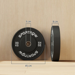 Набор дисков Sportnow A91-423V00BK 2x20kg (Black) Thumb