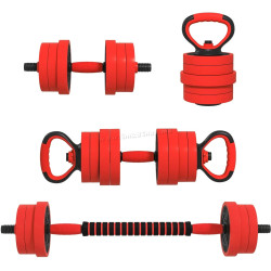 Набор гантелей + штанга Sportnow A91-287V02RD 30kg (Red)