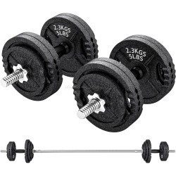Набор гантелей + штанга Sportnow A91-425V00BK 42kg (Black)