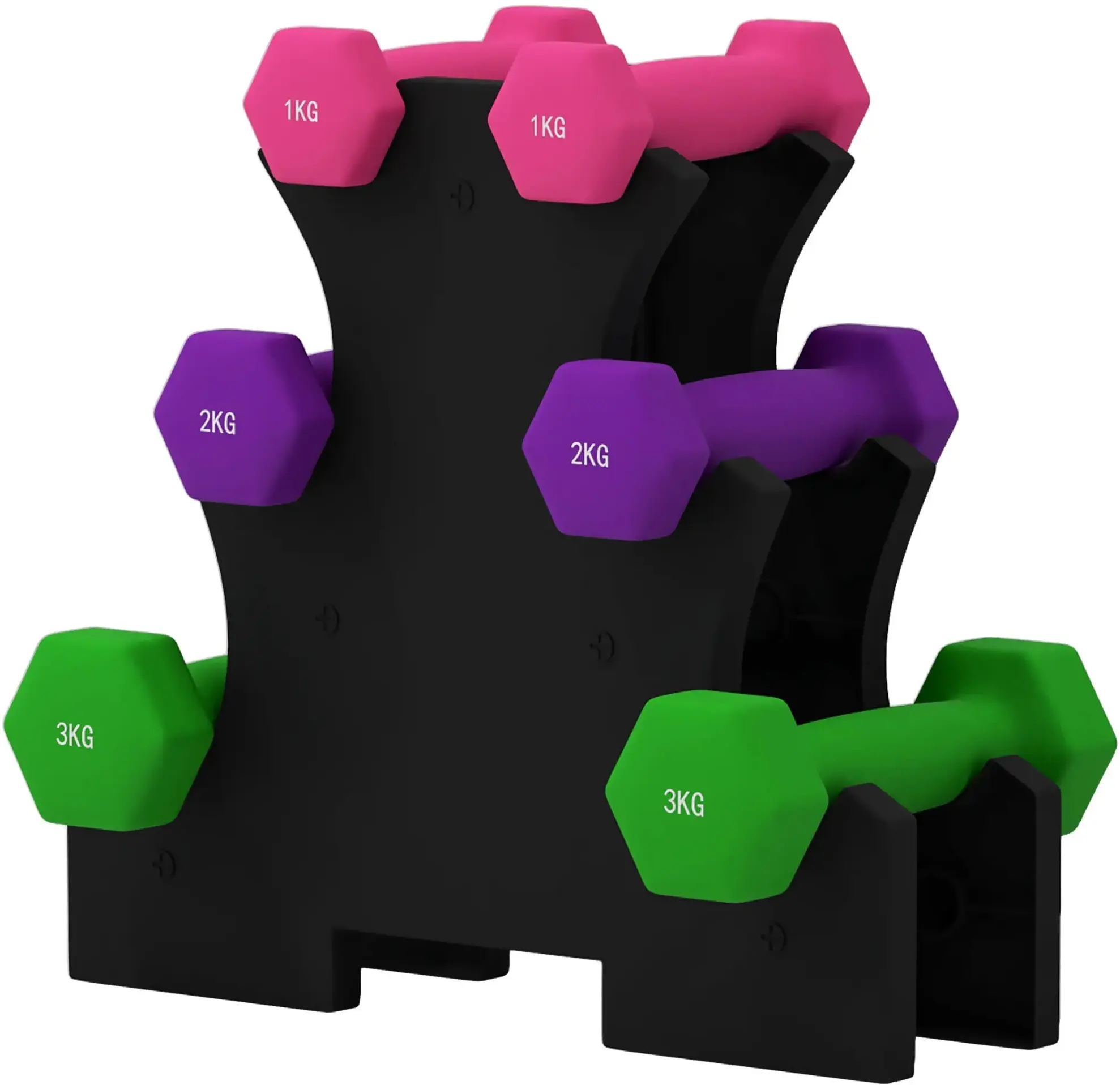 Набор гантелей Sportnow A91-317V00MX 12kg (Multicolor) - 2
