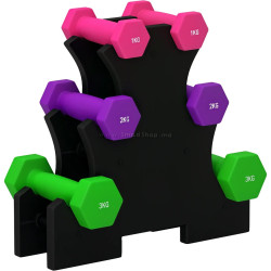 Набор гантелей Sportnow A91-317V00MX 12kg (Multicolor)