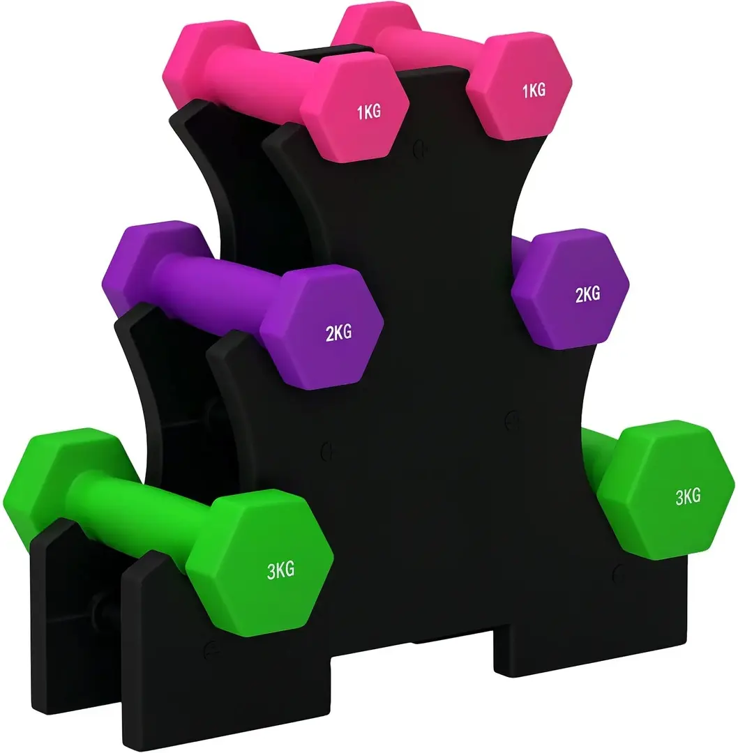 Набор гантелей Sportnow A91-317V00MX 12kg (Multicolor)