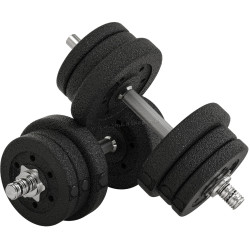Набор гантели Sportnow A91-139V04BK 25kg (Black)