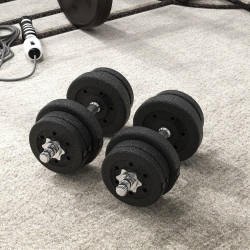 Набор гантели Sportnow A91-139V04BK 25kg (Black) Thumb
