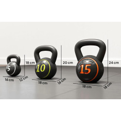 Набор гирь Sportnow A91-282V00BK (Black) Thumb