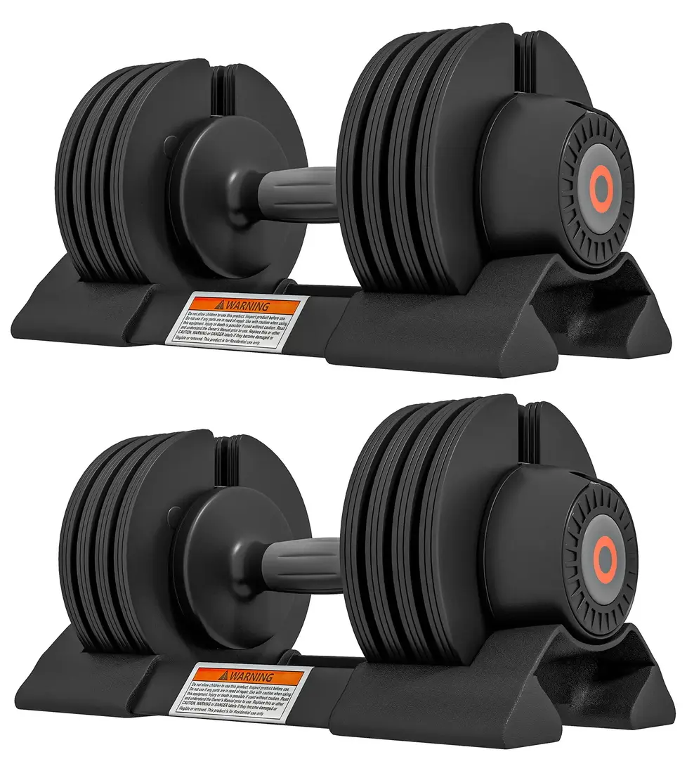 Set gantere reglabile Sportnow A91-335V03BK 2x10kg (Black)