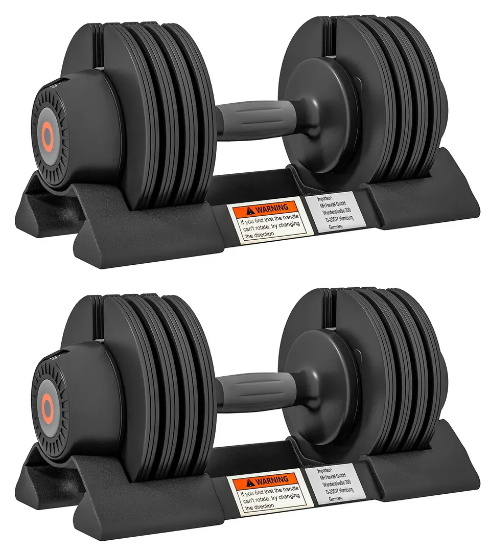 Set gantere reglabile Sportnow A91-335V03BK 2x10kg (Black)