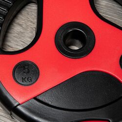 Haltera Sportnow A91-259V00BK 20kg (Black/Red) Thumb