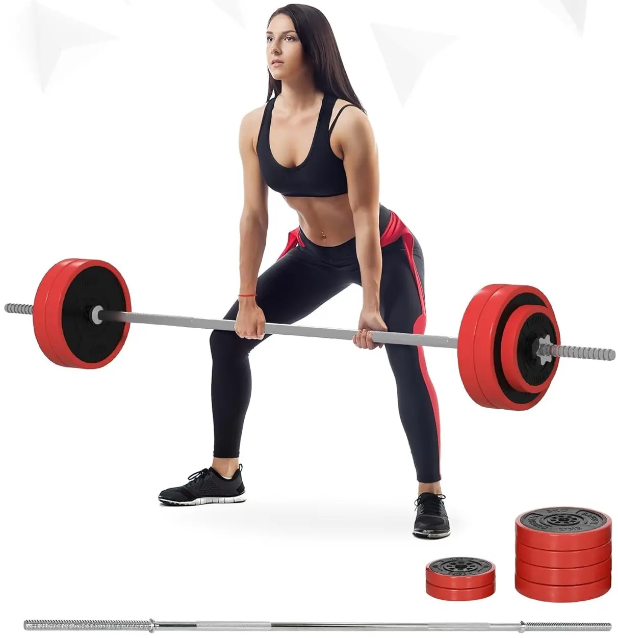 Штанга Sportnow A91-286V00RD 30kg (Red) - 6