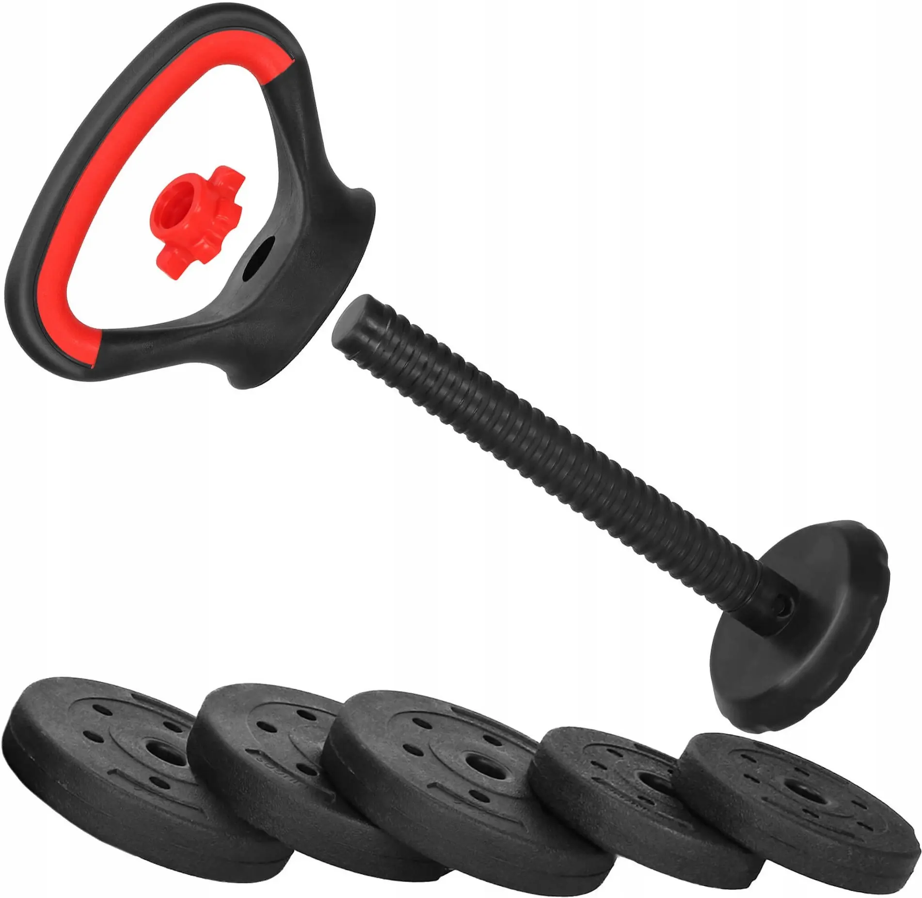 Регулируемая гиря Springos FA1673 10kg (Black) - 3