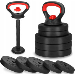 Регулируемая гиря Springos FA1673 10kg (Black) Thumb