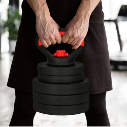 Регулируемая гиря Springos FA1673 10kg (Black) Thumb