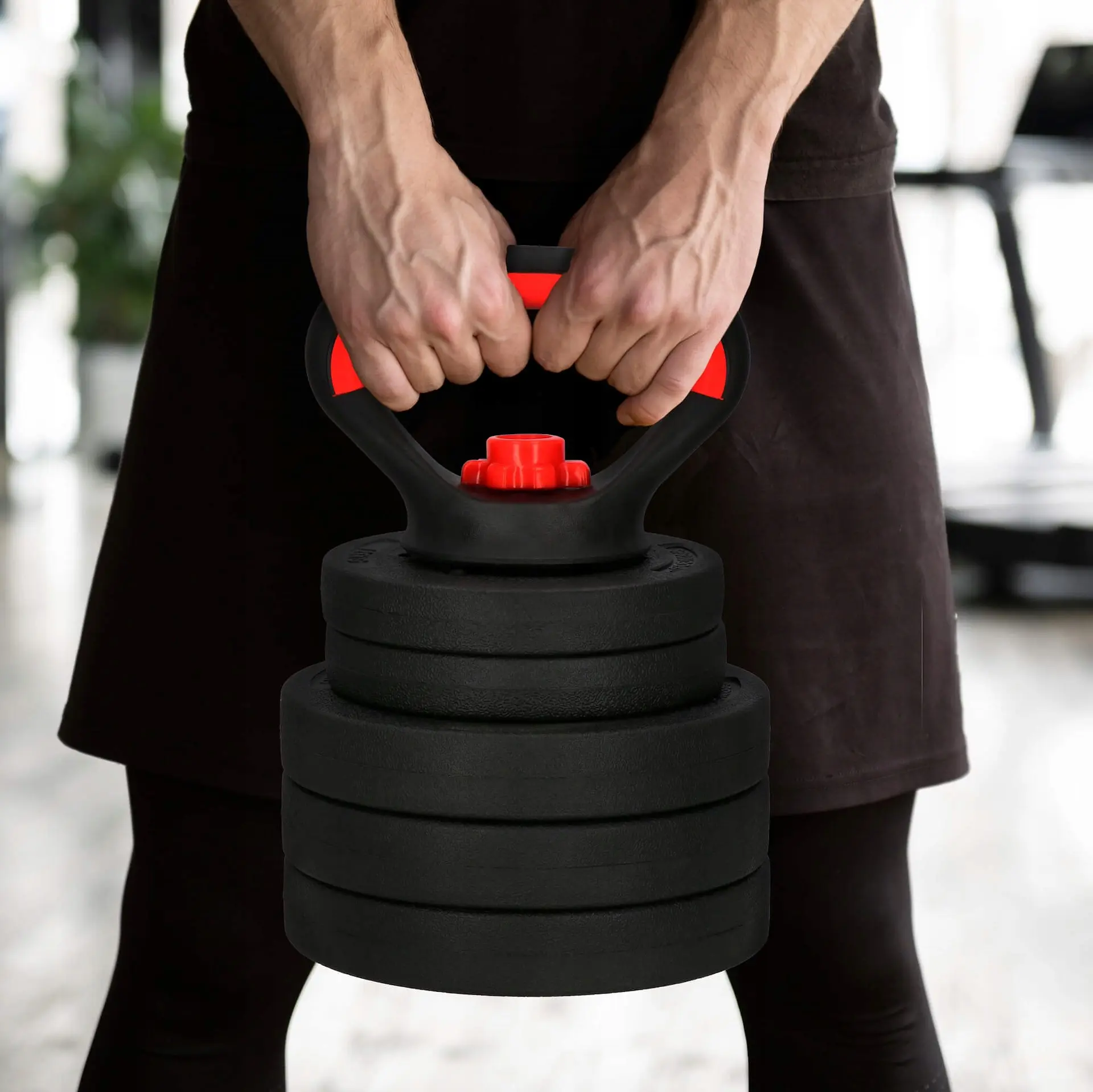 Регулируемая гиря Springos FA1673 10kg (Black) - 6