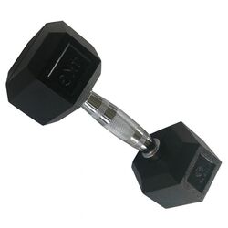 Gantera cauciucata Sveltus 1224 4kg (Black) Thumb