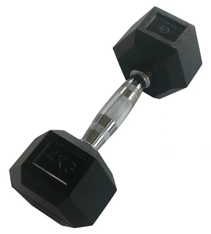 Gantera cauciucata Sveltus 1224 4kg (Black)