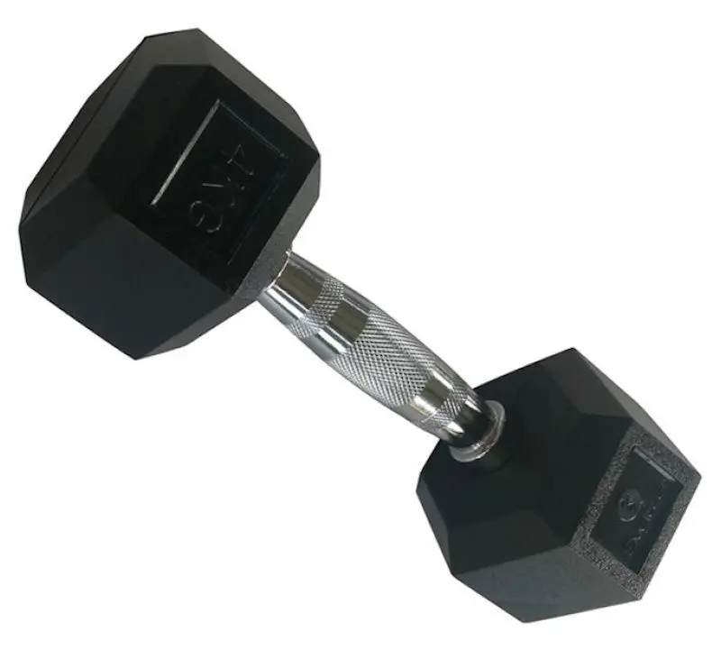 Gantera cauciucata Sveltus 1224 4kg (Black) - 3